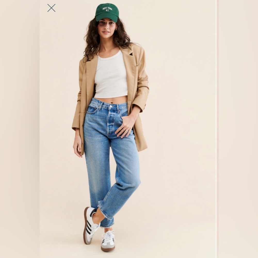 Agolde 90s High-Rise Cropped Jeans